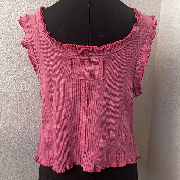 Free People Caramel Tank 100% Cotton New With Tags Size XL - Picture 7 of 7